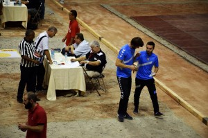 Jakub Konšel při střelbě na přesnost
