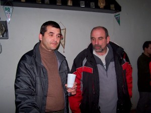 Karel Dohnal s Pavlem Valenzem během Zemského poháru